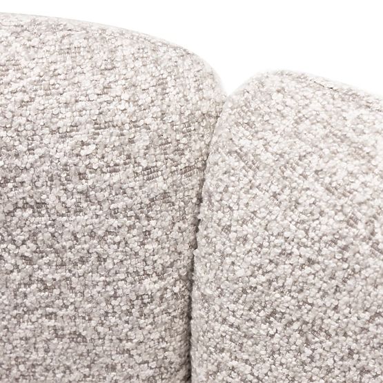 Tapicerowane krzesło barowe Castelo szaro-beżowe