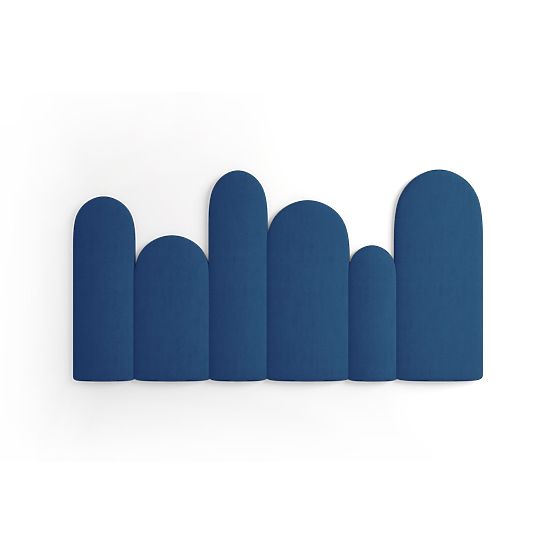 Tapicerowane panele Trinity Plotek – ciemnoniebieskie