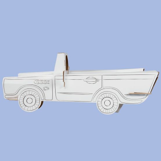 Tekturowy samochód MINI