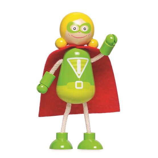 Tidlo Drewniane Figurki Superbohaterowie