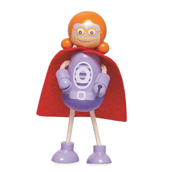 Tidlo Drewniane Figurki Superbohaterowie