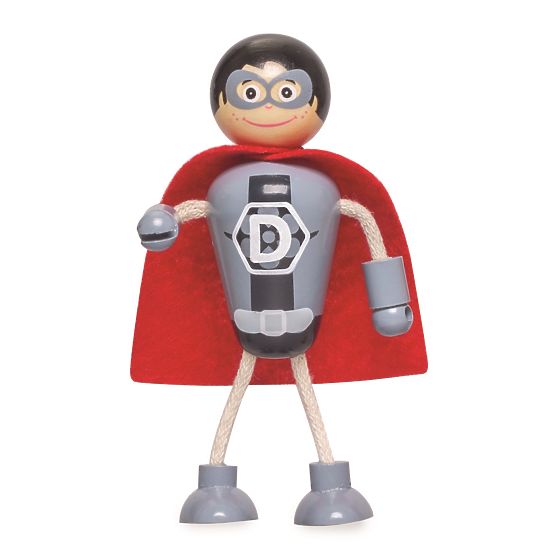 Tidlo Drewniane Figurki Superbohaterowie