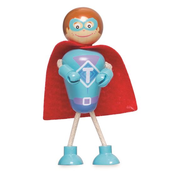 Tidlo Drewniane Figurki Superbohaterowie