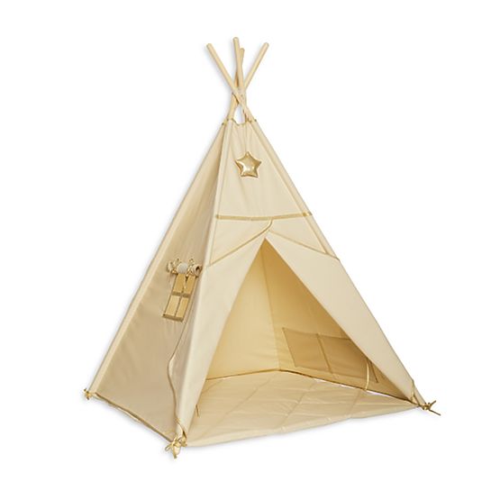 Tipi + mata Gold Ecru