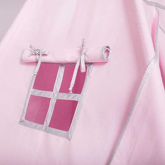 Tipi + mata Silver Pink