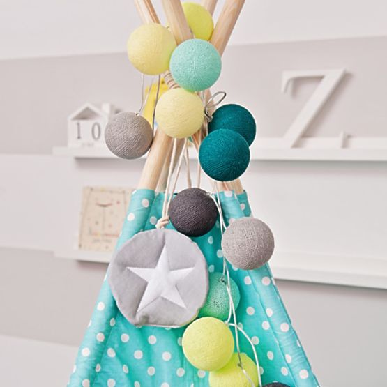 Tipi Turkusowy odcień