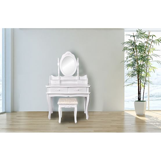 Toaletka z taboretem Lena