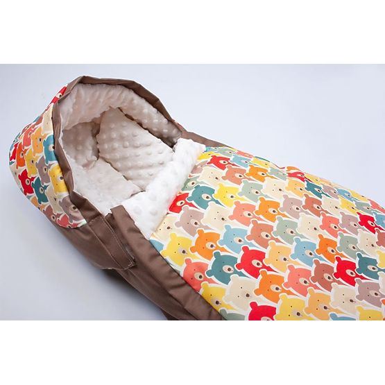 Śpiworek do fotelika samochodowego WINNIE pomarańczowy