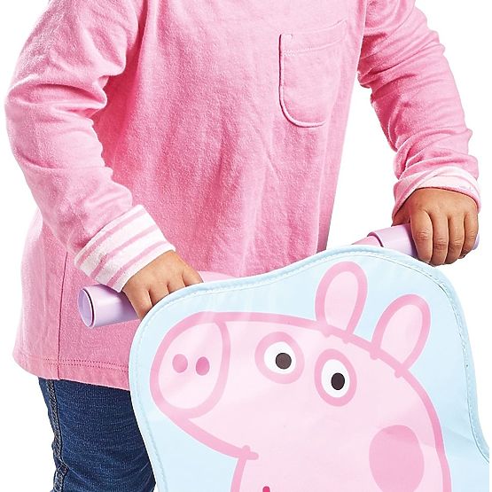 Trampolina dziecięca z rączką - Świnka Peppa