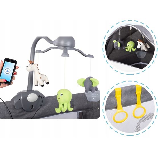 turystyczny łóżko LioneloO Simon - siwy