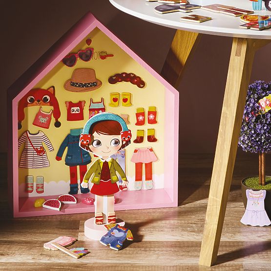 Magnetyczne puzzle do ubierania Vilac Chloe
