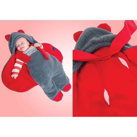 Uniwersalny zawijak/śpiworek do wózków i fotelików samochodowych - beżowo/kremowy