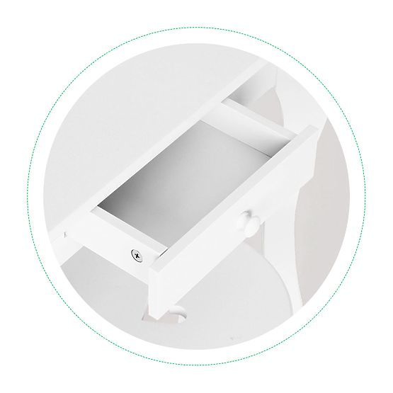 Duża dziecięca toaletka z lustrem dla dziewczynek ECOTOYS