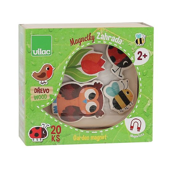 Vilac Drewniane magnesy ogrodowe 20 szt