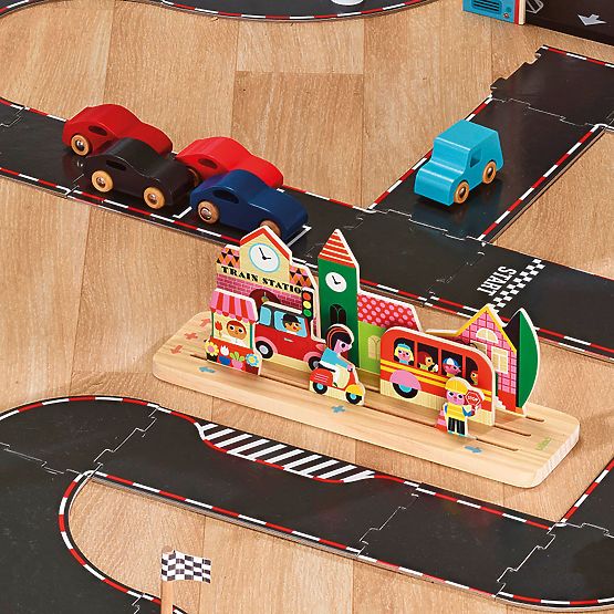 Vilac Drewniana gra logiczna Zbuduj to poprawnie! Miasto