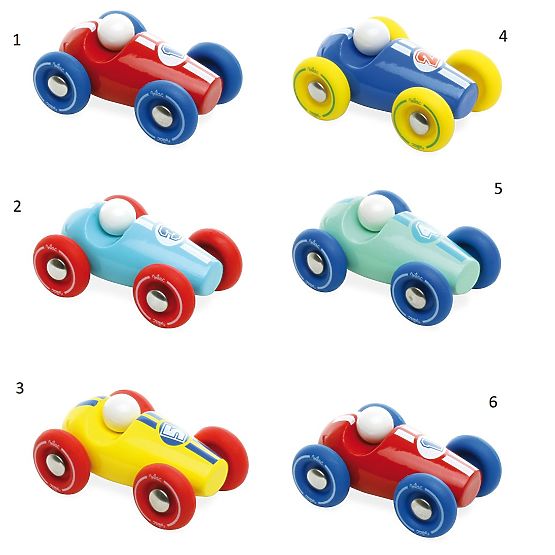 Vilac Drewniany mini samochód wyścigowy 1 szt.