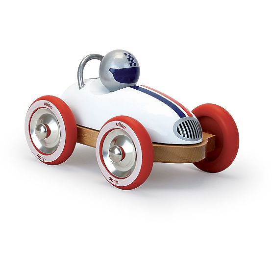 Vilac Drewniany samochód Roadster vintage biały