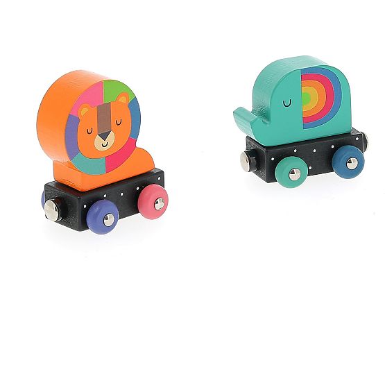 Vilac Kolorowy pociąg ze zwierzętami Andy Westface