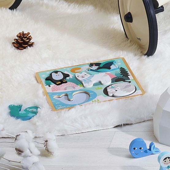 Vilac Sensoryczne puzzle Ice