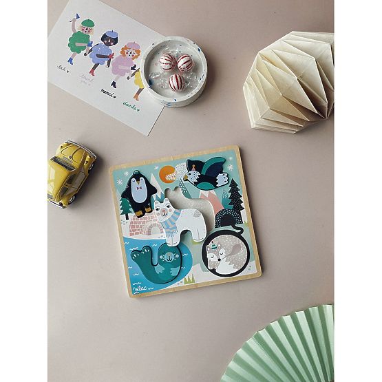 Vilac Sensoryczne puzzle Ice