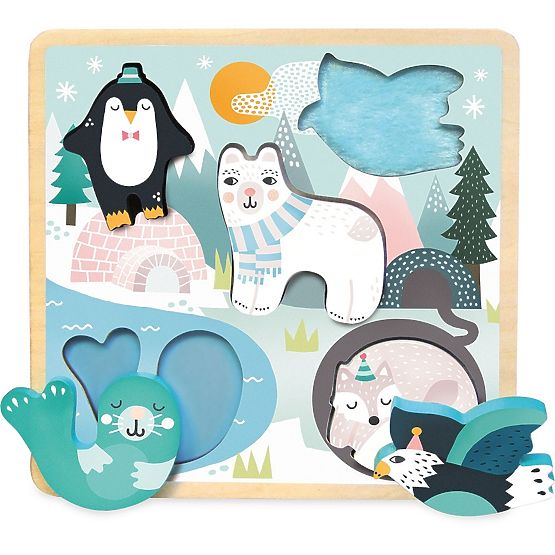 Vilac Sensoryczne puzzle Ice