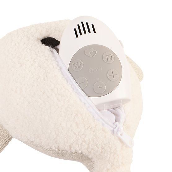 Wieloryb z biciem serca FLOW - kremowy