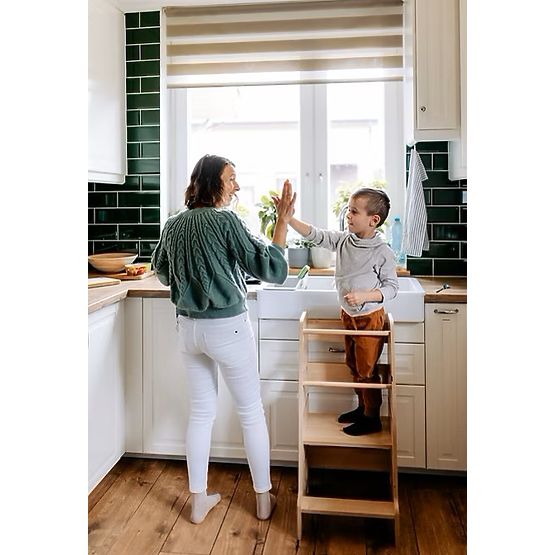 Montessori wieża edukacyjna Stella - biała