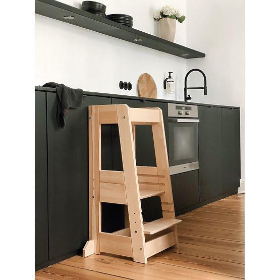 Wieża edukacyjna Montessori Felix — naturalna
