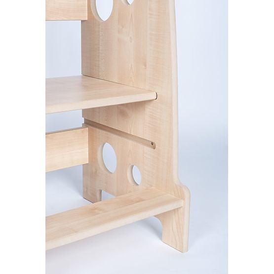 Wieża edukacyjna Montessori Dekoracja pierścieni Woody