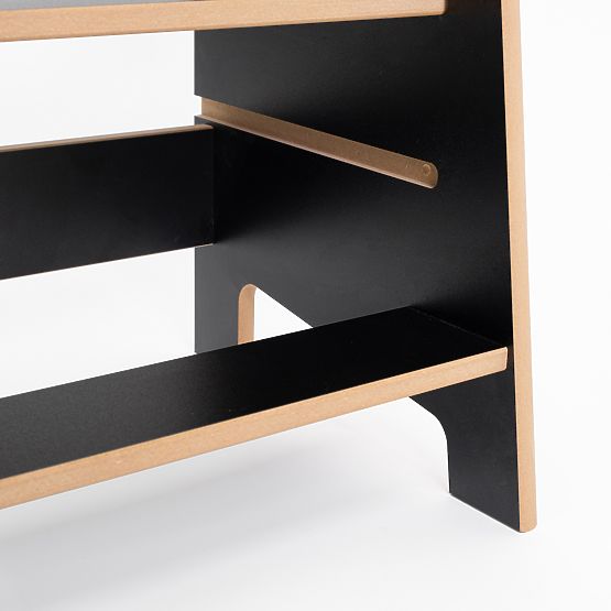 Wieża edukacyjna Montessori Quadro czarna