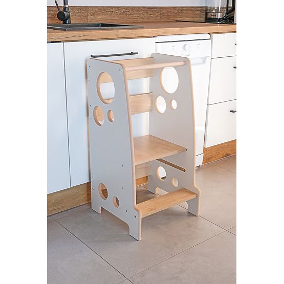 Wieża edukacyjna Montessori Rings Scandi