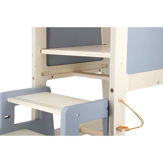 Janod - Nina Wieża edukacyjna 3w1 z tablicą i schodkami