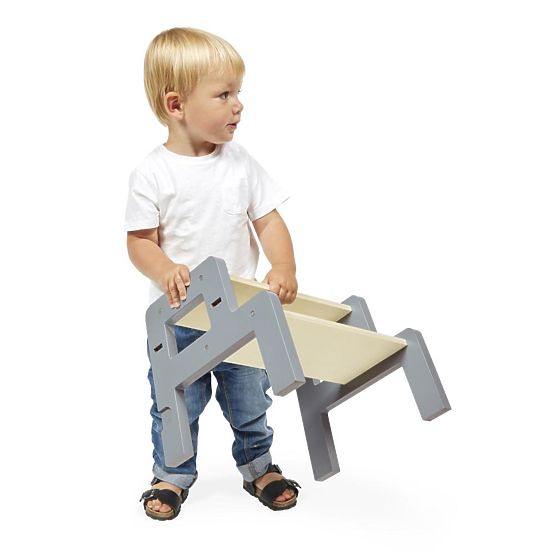 Janod - Nina Wieża edukacyjna 3w1 z tablicą i schodkami