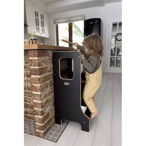 Wieża edukacyjna SLIM M - czarna