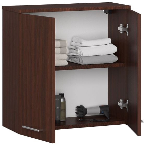 WISZĄCA SZAFKA SZEROKOŚĆ 60 cm FIN 2D WENGE