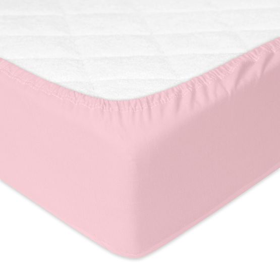 Wodoodporne prześcieradło bambusowe 140x70 - różowe