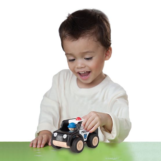Wonderworld Drewniany Mini Pojazd Patrolowy