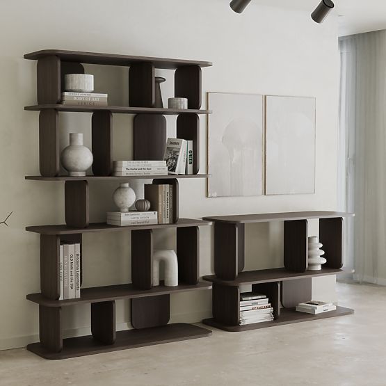 Wysoka, zaokrąglona półka Tulumo, Orzech Villa