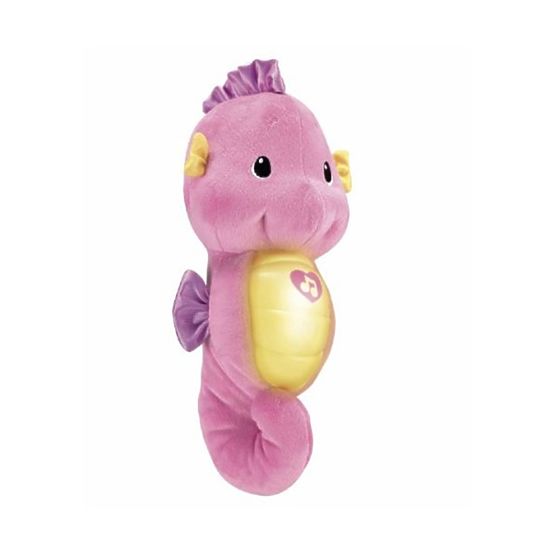 Zabawka do zasypiania Fisher Price Dino - Różowy konik morski