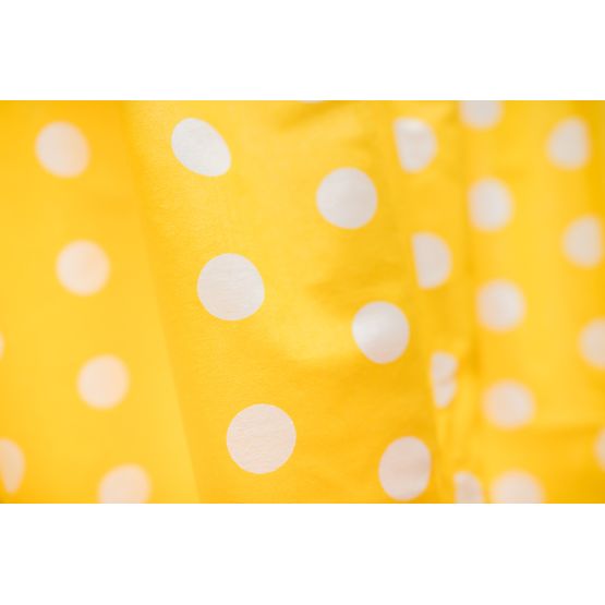 Zasłony dla dzieci Żółte w groszki 101