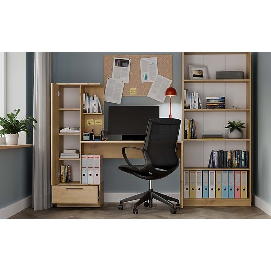 Zestaw Biurko + Regał COSMO DĄB ARTISAN