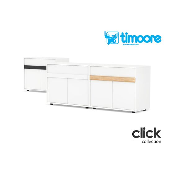 Zestaw mebli do pokoju dziecięcego Click White