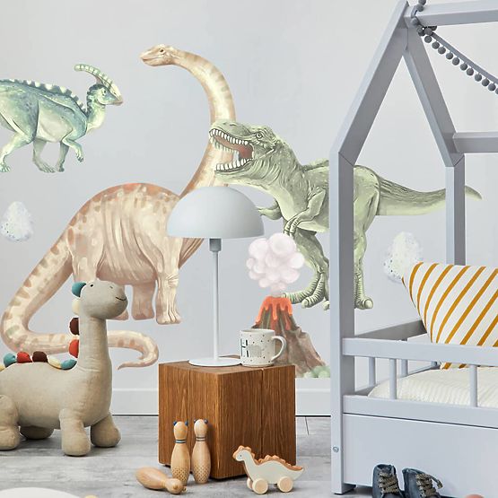 Zestaw naklejek ściennych - Dinozaury