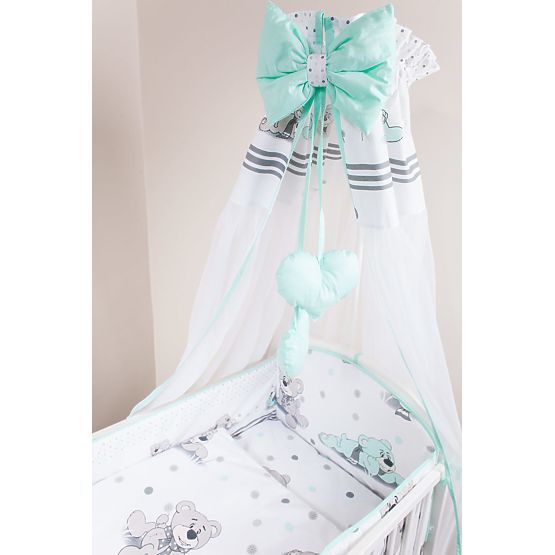 Zestaw pościeli do łóżka 120x90 cm Marzyciel zielony