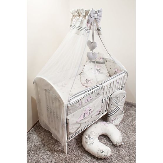 Zestaw pościeli do łóżka 135x100cm Marzyciel - szara