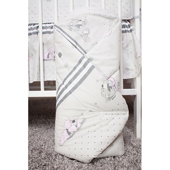 Zestaw pościeli do łóżka 135x100cm Marzyciel - szara