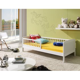 Łóżko dziecięce Junior białe 160x70 cm
