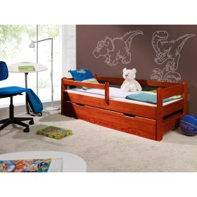 Łóżko dla dziecka z barierką - Wiśnia, Ourbaby