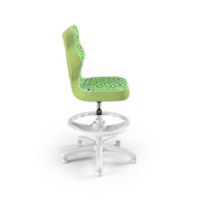 Ergonomiczne krzesełko do biurka dla dzieci dostosowane do wzrostu 119-142 cm - piłki nożne