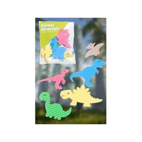 Naklejki piankowe do kąpieli - dinozaury, VYLEN